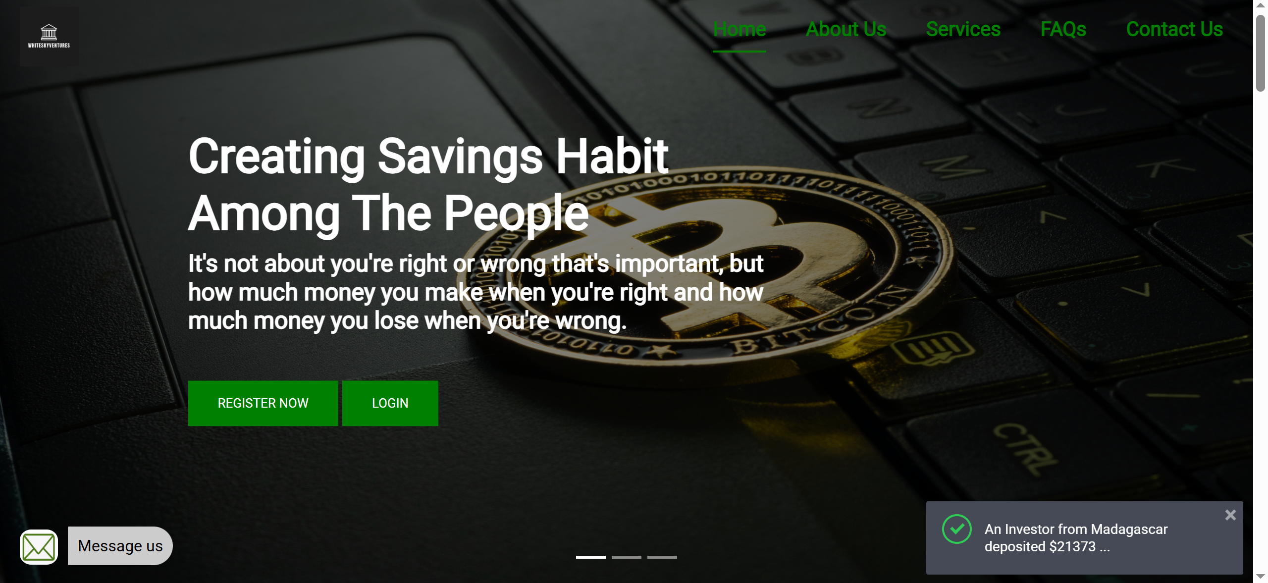 Crypto Investment Web Application